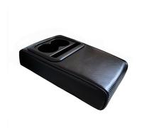 Cuscino per Copertura bracciolo Auto per Toyota 12th Generation Crown 2005-2008,Supporto per Gomito a Mano Scatola per Cuscino bracciolo,con portabicchieri,C/Black Carbon Fiber