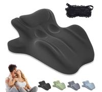 Cuscino per coppia Chiro Monk, cuscino per l'intimità, cuscino per i glutei di coppia, cuscino a cuneo in memory foam, comfort ergonomico multiposizione per tutto il corpo (Green)