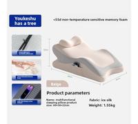 Cuscino per coppie Sweet Love Pillow Pad Angolo Posizione perfetta Cuscino per glutei Cuscino a cuneo in memory foam Mantieni viva la passione per tutta la notte(Size:36*60*22cm,Color:Beige)