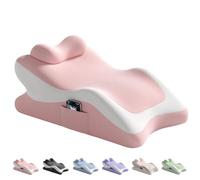 Cuscino per coppie Sweet Love Pillow Pad Angolo Posizione perfetta Cuscino per glutei Cuscino a cuneo in memory foam Mantieni viva la passione per tutta la notte(Size:36*60*22cm,Color:Rosa)