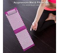 Cuscino per cuscinetto per cuscinetto per cuscinetto per l'assistenza sanitaria cuscino di massaggio con sacchetto - sollievo l dolore per tutti gli individui attivi (Viola)