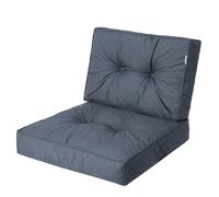 Cuscino per cuscino da salotto in rattan 60 x 55 + cuscino schienale...