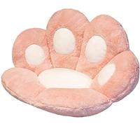 Cuscino per,Cuscino per zampe di gatto seduta carino Cuscino per sedia divano pigro Decorazione per esterni Pavimento caldo Cuscino Tappetino caldo delicato sulla pelle (60x60cm, rosa)