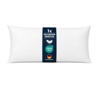 Cuscino per divano, letto, decorativo, Piuma, bianco, 40 x 80 cm