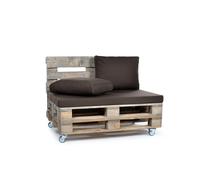 Cuscino per Divano Pallet da Giardino Idrorepellente Seduta Schienale, No Pallet