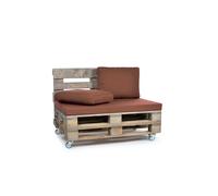 Cuscino per Divano Pallet da Giardino Idrorepellente Seduta Schienale, No Pallet