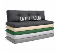 Cuscino per dondolo Hollywood su misura, cuscino per panca a dondolo, cuscino per pallet, cuscino e schienale, resistente alle intemperie, impermeabile, spessore materasso da giardino, colore a scelta