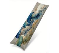 Cuscino per Dorme Sul Fianco 40x140 cm, Set da 1 Medusa Cuscino Lungo con Lampo Nascosta Resistenti Morbido Velluto Grigio Federe Cuscini, per la Gravidanza e Dormire Sul fianco Body Pillow B1-1385