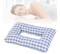 Cuscino per Dormire con Fori per Orecchie Design Ergonomico Materiale Morbido E