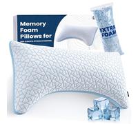 Cuscino per Dormire di Fianco - Regolabile Cuscino Memory Foam con Supporto Collo, Cuscino Cervicale per Dormire che Allevia Dolori Cervicali, Cuscino Letto con Rivestimento Lavabile (Misura King)
