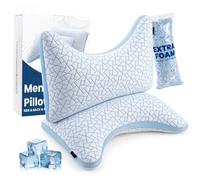 Cuscino per Dormire di Fianco - Regolabile Cuscino Memory Foam con Supporto Collo, Cuscino Cervicale per Dormire che Allevia Dolori Cervicali, Cuscino Letto con Rivestimento Lavabile (Misura Queen*2)