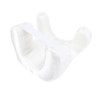 Cuscino per dormire in memory foam con cuscino a faccia in giù, morbido e confortevole per il viaggio a casa (Bianca)
