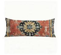 Cuscino per Dormire Sul Fianco 50x180 cm, Retrò Lungo Cuscino Gravidanza Boemia Federe Cuscini con Chiusura Lampo Nascosta, Morbido Velluto Body Pillow per Camera Dormire sul Fianco Regalo H0-829