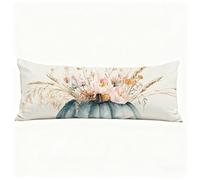 Cuscino per Dormire Sul Fianco 50x180 cm, Semplice Lungo Cuscino Gravidanza Rosa Federe Cuscini con Chiusura Lampo Nascosta, Morbido Velluto Body Pillow per Camera Dormire sul Fianco Regalo H0-865