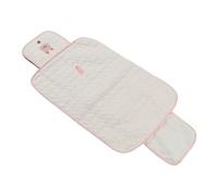 Cuscino per fasciatoio pieghevole compatto per pannolini con ampio spazio, impermeabile, a prova di perdite per lo spostamento per neonati (coniglio)