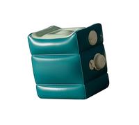 Cuscino per gambe a gonfiaggio rapido per il comfort dell'escursionismo e il relax a casa, design compatto pieghevole multiuso imbottito ad aria per assistere le gambe