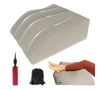 Cuscino per Gambe Gonfiabile a Cuneo, Cuscino Gambe per Dormire, per Migliorare la Circolazione Sanguigna, Ridurre il Gonfiore e Alleviare il Mal di Schiena, Portatile per Dormire, Viaggi e Casa