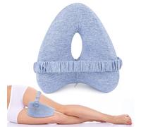 Cuscino per ginocchia per chi dorme sul fianco, cuscino ortopedico per gambe, cuscino ergonomico con cintura, cuscino per chi dorme sul fianco in memory foam, cuscino gravidanza per sostenere gambe