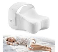 Cuscino per ginocchia per chi dorme sul fianco, ergonomico per dormire, cuscino ortopedico rimovibile, cuscino per le gambe per dormire, in memory foam viscoelastica per contro il dolore ai fianchi e