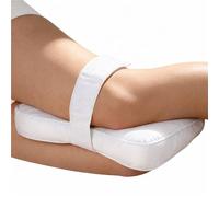Cuscino per Ginocchia per Dormienti Laterali - Cuscino Gamba con Cintura Regolabile, Design Quadrato con Imbottitura in Cotone Perla, Supporto Morbido per Riposo Confortevole e Relax(White)