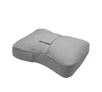 Cuscino per Ginocchia per Dormienti Laterali - Cuscino Gamba con Cintura Regolabile, Design Quadrato con Imbottitura in Cotone Perla, Supporto Morbido per Riposo Confortevole e Relax(Gray)