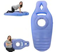 Cuscino per gravidanza, materasso per gravidanza con foro, cuscino gonfiabile portatile per gravidanza, comfort per stomaco e chi dorme sul fianco