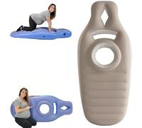 Cuscino per gravidanza, materasso per gravidanza con foro, cuscino gonfiabile portatile per gravidanza, comfort per stomaco e chi dorme sul fianco