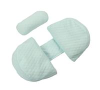 Cuscino per Gravidanza Staccabile e Regolabile, Morbido Cuscino per il Corpo in Gravidanza per Dormire, Cuscino per maternità a Forma di U per Gravidanza (Blu)