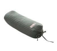 Cuscino per il collo in grano saraceno Cuscino a cilindro sanitario organico che assorbe l'umidità con rivestimento rimovibile Traspirante e lavabile per dormire, rotolo per il collo da 21 pollici