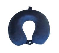 Cuscino per il collo in tinta unita Cuscino a forma di U in cotone a forma di U a rimbalzo lento cuscino da viaggio per auto Cuscino per il collo Ricamo