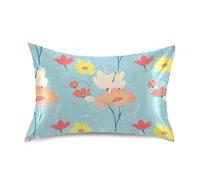 Cuscino per il corpo con bellissimi fiori per la festa dei genitori, federa a busta per capelli queen size con chiusura a busta per divano 50 x 76 cm