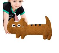 Cuscino per il corpo in peluche di gatto lungo gatto body pillow - Orloques di bambole animali carine - decorazioni natalizie giocattolo abbraccio, giocattolo di peluche di gattino coccolone per