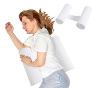 Cuscino per il corpo per dormire e respirare meglio, ideale per chi dorme sul lato e sulla schiena, comodo design a cilindro arrotolabile