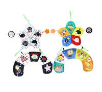 Cuscino per il tempo sulla pancia del bebÃ¨ con giocattolo, dimensioni 57x45cm, a forma di stella e fiore, cuscino per distensione del bambi