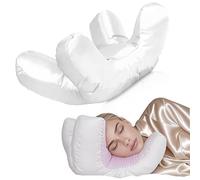 Cuscino per il viso -rughe per chi dorme sul fianco, design ergonomico | Cuscino ergonomico per chi dorme sul fianco, con design traspirante e massaggiante, aiuta a ridurre le rughe del sonno;