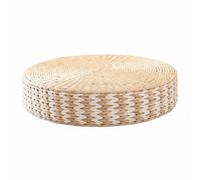 Cuscino per la meditazione mindfulness fatto a mano con fibre di tifa.