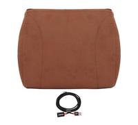 Cuscino per la vita riscaldante portatile cachi Porta USB 3 Cuscino di supporto lombare a temperatura regolabile per memory foam per auto, casa e ufficio