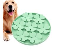 Cuscino per leccare cani, tappetino per cani con motivo floreale rialzato | Cuscinetto lungo per cani per gabbia, per alleviare la noia, per muro, pavimento o bagnato