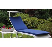 Cuscino per Lettino Prendisole da Giardino 190x57x5 cm in Dralon Allegro Blu