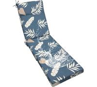 Cuscino Per Lettino Prendisole Sfoderabile Materassino Imbottito Da Esterno Tessuto Impermeabile Anti-UV Design Pieghevole In 4 Parti Per Giardino, Piscina(Style F,2PCS 72x21IN/180x53cm)