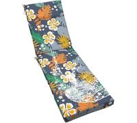 Cuscino Per Lettino Prendisole Sfoderabile Materassino Imbottito Da Esterno Tessuto Impermeabile Anti-UV Design Pieghevole In 4 Parti Per Giardino, Piscina(Style C,1PC 72x21IN/180x53cm)