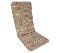 CUSCINO PER LETTINO SDRAIO SEDIA RELAX DA GIARDINO ESTERNO IMBOTTITO RECLINABILE