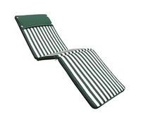 CUSCINO PER LETTINO SFODERABILE IMPERMEABILE ESTERNO VERDE A STRISCE CU805681