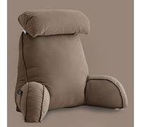 Cuscino per lettura e riposo a letto, con braccia di supporto, cuscino di supporto lombare per il comfort della schiena mentre si gioca, si legge o si guarda la TV, soluzione ideale per rilassarsi e