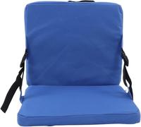 Cuscino per lo schienale del sedile esterno ispessito, sedile pieghevole portatile con supporto posteriore, area di stress rinforzata e design triangolare del recinto, tessuto Oxford leggero per