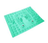 Cuscino per Massaggio Ai Piedi, Digitopressione Shiatsu Riflessologia Plantare con Magnete per Rilassare la Pressione e il Dolore Alle Gambe del Piede Può Essere Utilizzato nel Tuo Ufficio,(verde)