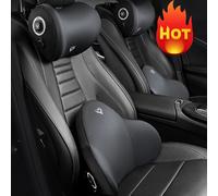 Cuscino per massaggio elettrico per auto Cuscino per poggiatesta a vibrazione Supporto per sedile lombare Cuscino per schienale Forniture per veicoli Accessori da viaggio