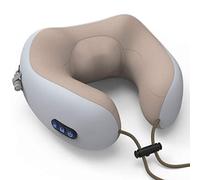Cuscino Per Massaggio Portatile, Con Cuscino A U, Massaggiatore Per Colonna Vertebrale Cervicale, Auto, Casa, Ufficio, Cuscino Per Massaggio A Forma Di U, Vibrazione + Riscaldamento + Ricarica