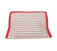 Cuscino per Morso di Cane, Giocattolo a Prova di Morso di Iuta Spessa con Impugnatura Ergonomica Gioco di Tiro Interattivo per Obbedienza Sviluppo di abilità Allenamento (Rosso)