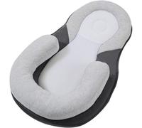 Cuscino per neonati per prevenire la testa piatta del bambino che dorme nel nido Pod Anti Roll - Grigio